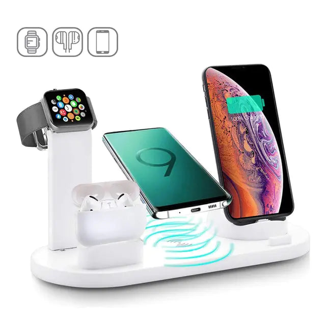 15W 7-in-1 Wireless Charger Stand Pad