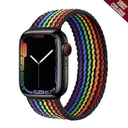 Elastic Nylon Loop Band for Apple Watch – Comfortable, Stretchable, and Stylish