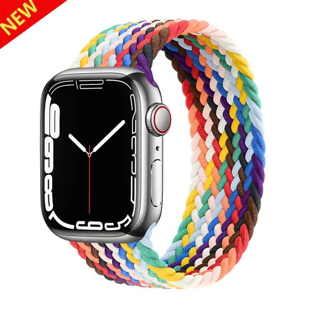 Elastic Nylon Loop Band for Apple Watch – Comfortable, Stretchable, and Stylish