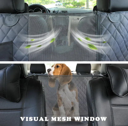 Waterproof Dog Car Seat Cover – Protects Against Pawprints, Hair, and Messes