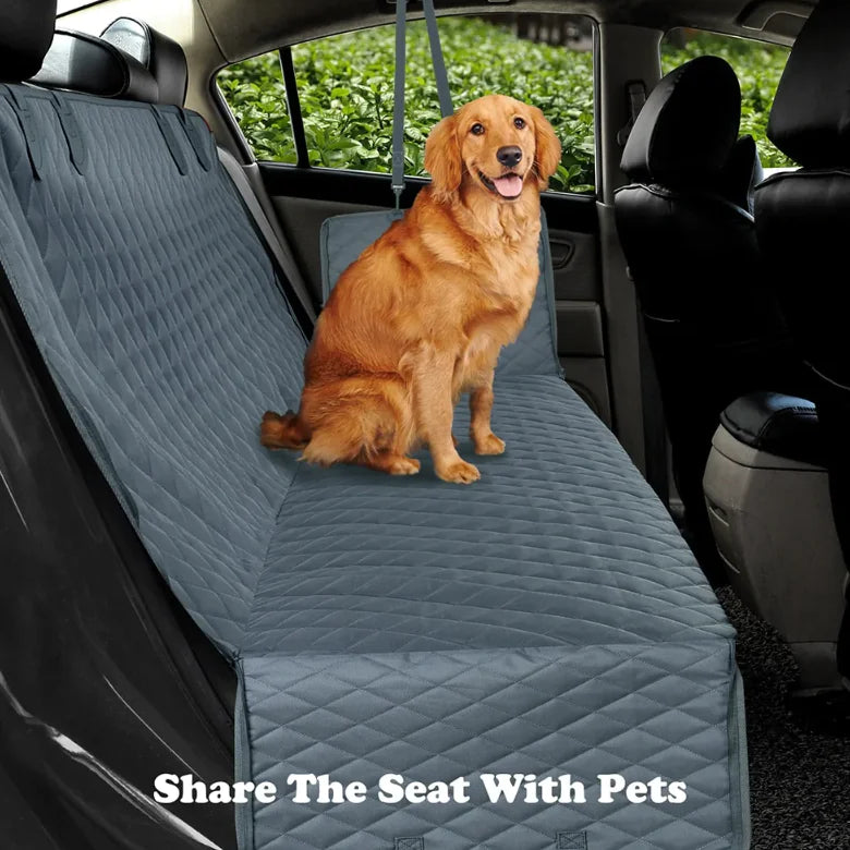 Waterproof Dog Car Seat Cover – Protects Against Pawprints, Hair, and Messes