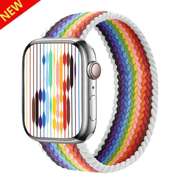 Elastic Nylon Loop Band for Apple Watch – Comfortable, Stretchable, and Stylish