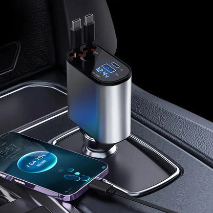 Ultimate 4-in-1 Retractable Car Charger