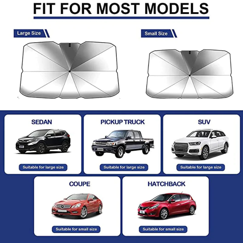 All-Season Car Sunshade - Premium Heat & UV Protection