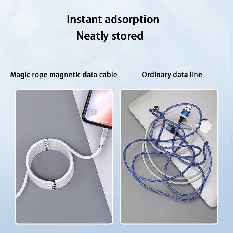 Magic USBC Rope - The Ultimate USB-C Magnetic Cable for Lightning-Fast Charging and Rapid Data Transfer