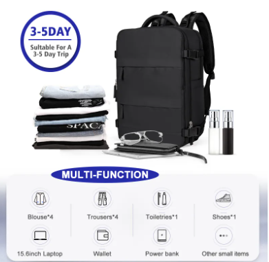 Large Size Travel Backpack - Your Ultimate Airport Companion for Hassle-Free Travel