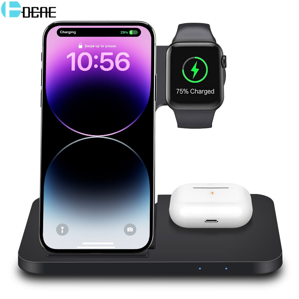 15W Fast Wireless Charger Dock Station - Your Ultimate Apple Charging Solution