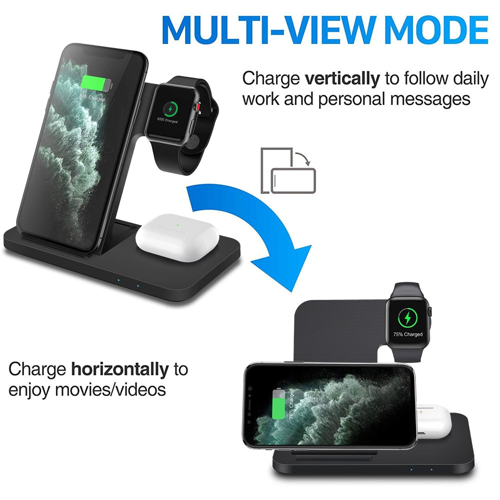 15W Fast Wireless Charger Dock Station - Your Ultimate Apple Charging Solution